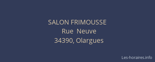 SALON FRIMOUSSE