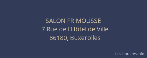 SALON FRIMOUSSE