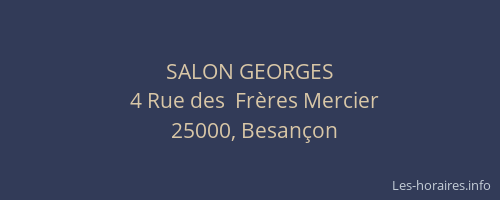 SALON GEORGES