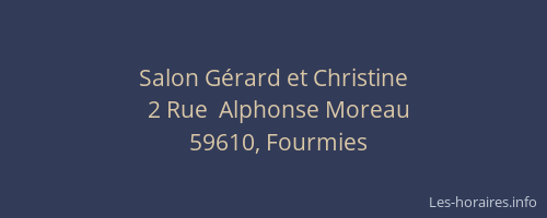 Salon Gérard et Christine