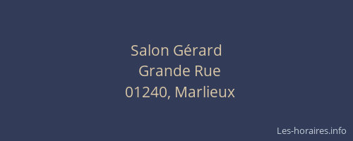 Salon Gérard