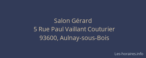 Salon Gérard