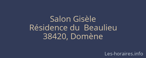 Salon Gisèle