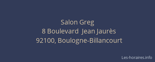 Salon Greg