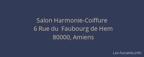 Salon Harmonie-Coiffure