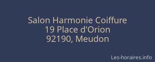 Salon Harmonie Coiffure