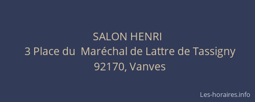 SALON HENRI