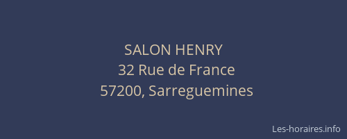 SALON HENRY