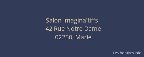 Salon Imagina'tiffs