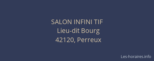 SALON INFINI TIF
