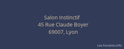 Salon Instinctif