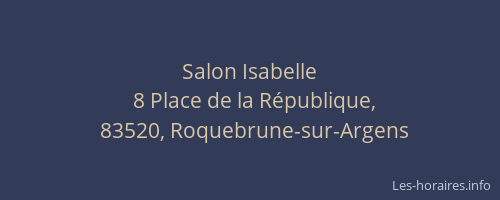 Salon Isabelle