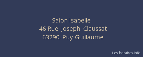 Salon Isabelle