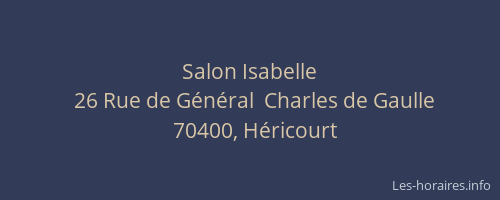 Salon Isabelle