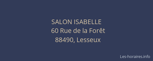 SALON ISABELLE