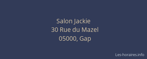 Salon Jackie