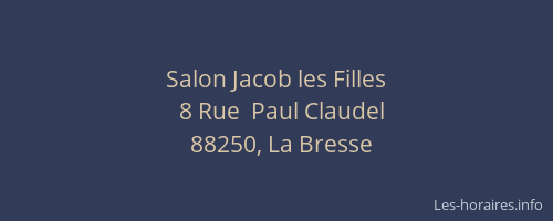 Salon Jacob les Filles