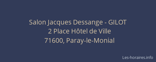 Salon Jacques Dessange - GILOT