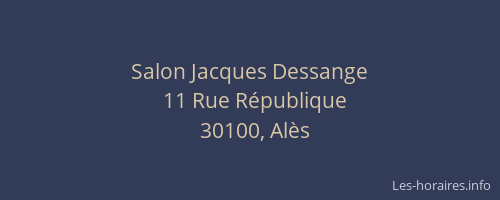 Salon Jacques Dessange