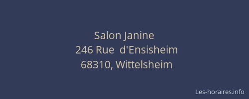 Salon Janine