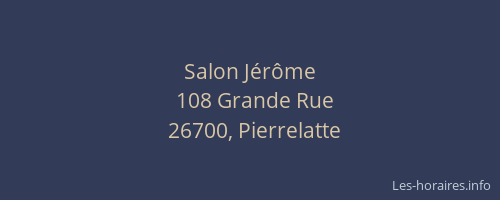 Salon Jérôme