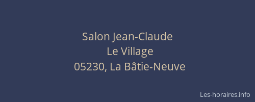 Salon Jean-Claude