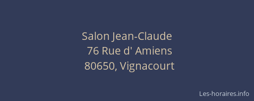Salon Jean-Claude