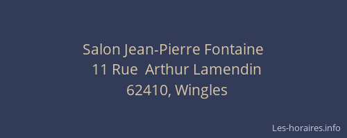 Salon Jean-Pierre Fontaine