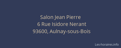 Salon Jean Pierre