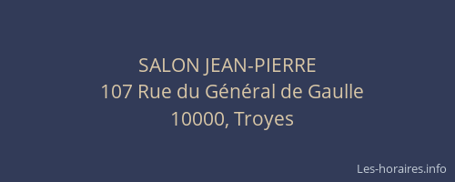 SALON JEAN-PIERRE