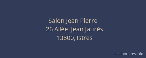 Salon Jean Pierre
