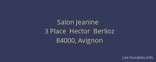 Salon Jeanine