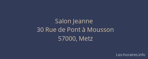 Salon Jeanne