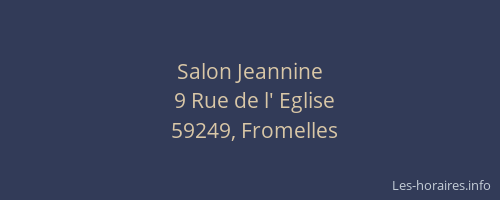 Salon Jeannine