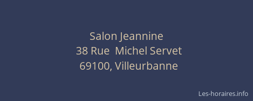 Salon Jeannine