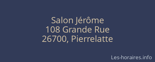 Salon Jérôme