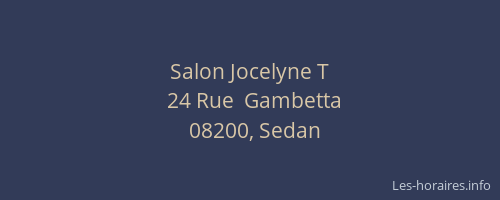 Salon Jocelyne T