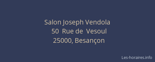 Salon Joseph Vendola