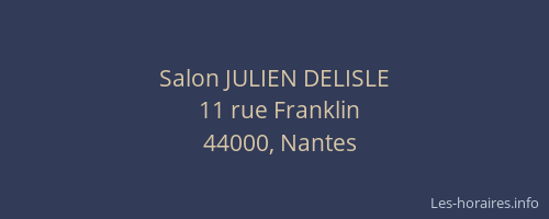 Salon JULIEN DELISLE