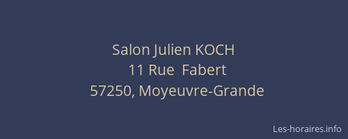 Salon Julien KOCH