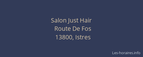 Salon Just Hair