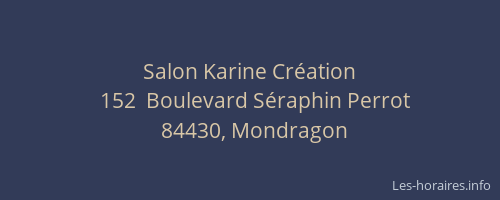 Salon Karine Création