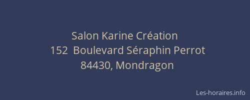 Salon Karine Cr&eacute;ation