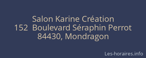 Salon Karine Création