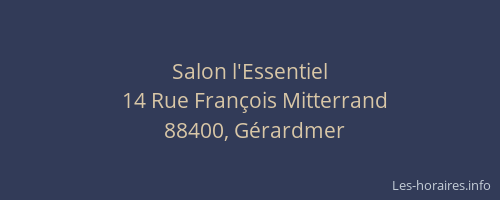 Salon l'Essentiel