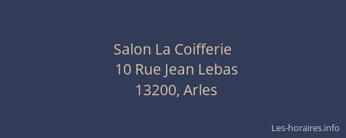 Salon La Coifferie