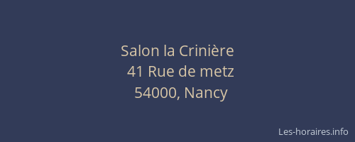 Salon la Crinière