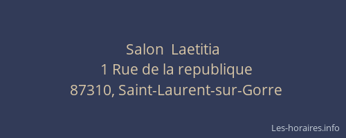 Salon  Laetitia