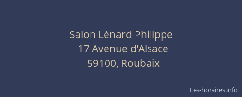 Salon Lénard Philippe