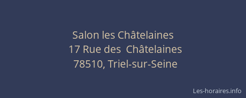 Salon les Châtelaines